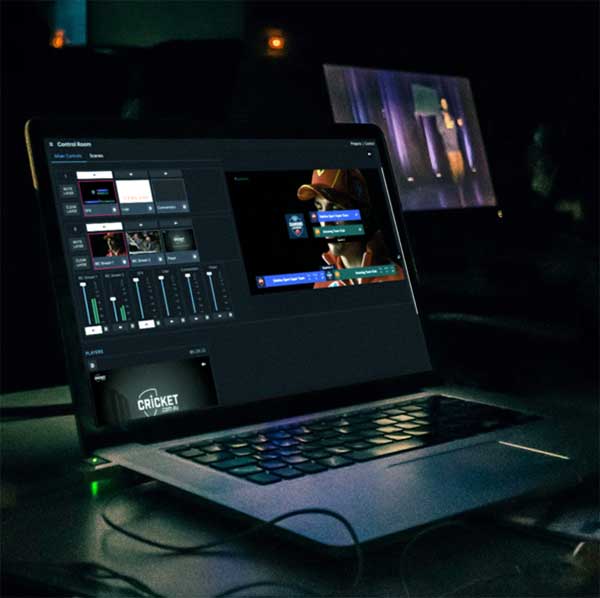 Software on Laptop screen