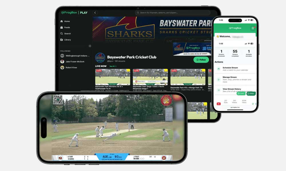 FrogBox: Taking community sport video to global scale