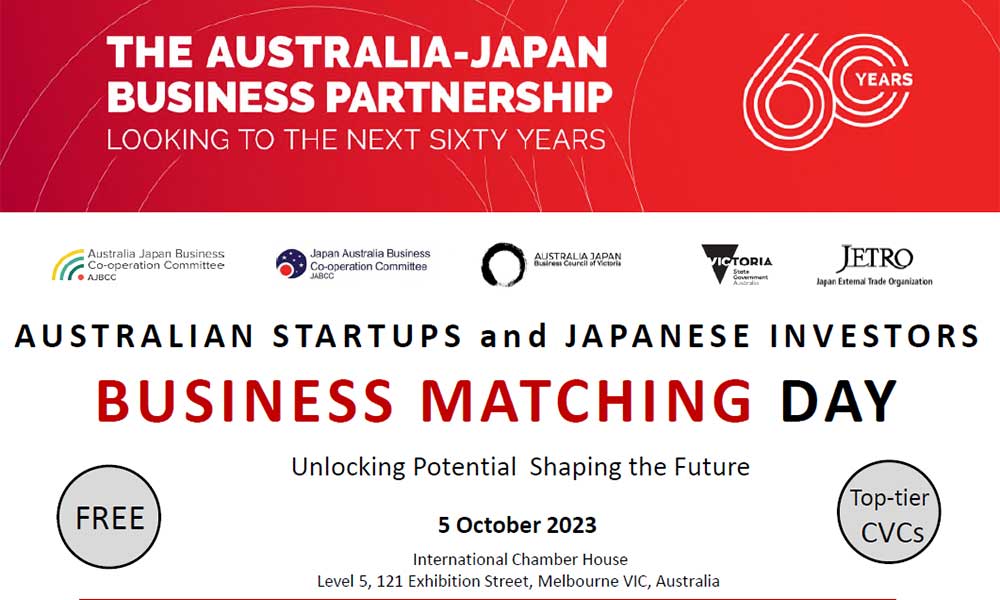 Australia Japan Business Council of Victoria (AJBCV) – Business Matching Day