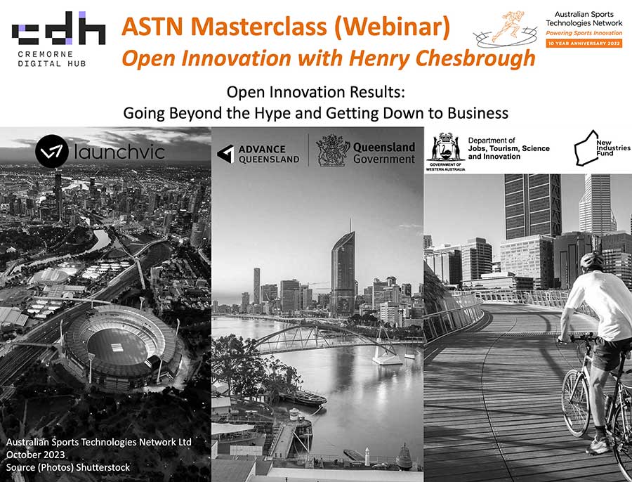 ASTN and Cremorne Digital Hub Masterclass Webinar with Henry Chesbrough