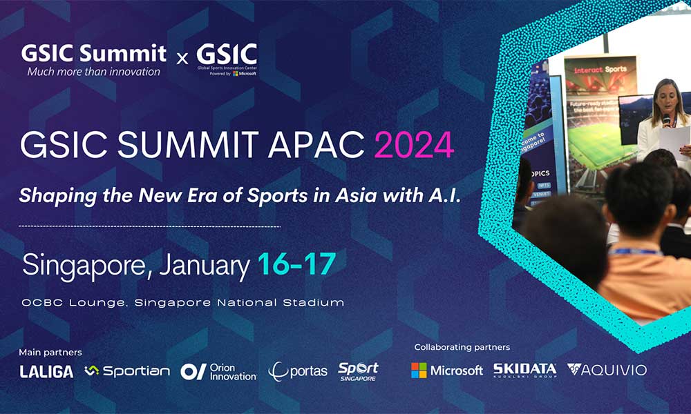 GSIC Summit APAC 2024 ‘’Shaping the New Era of Sports in Asia with AI”