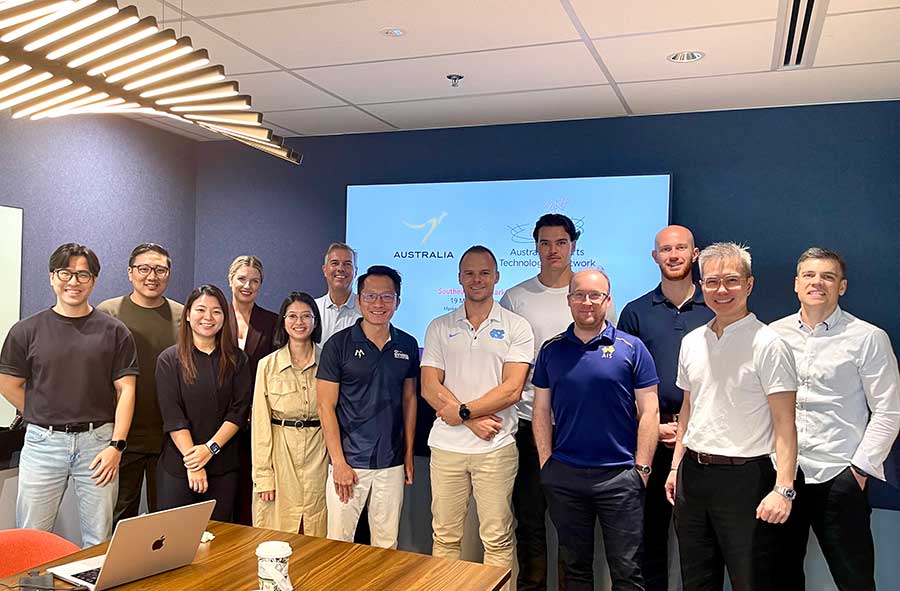 Group photo with Sport Singapore