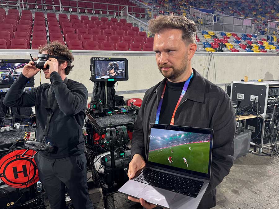 Drone broadcast capture